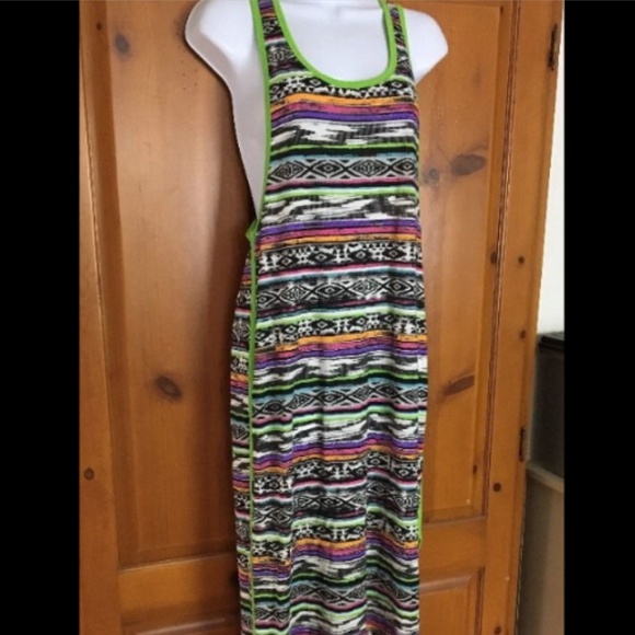 Dress Multi-Colored Full Length Sleeveless new slip - Picture 2 of 6
